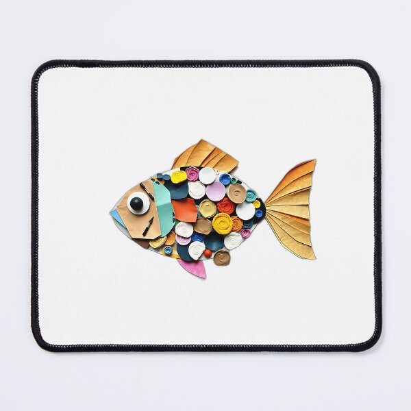 Item preview, Colorful Mixed-Media Mosaic Fish designed and sold by sharon1210.