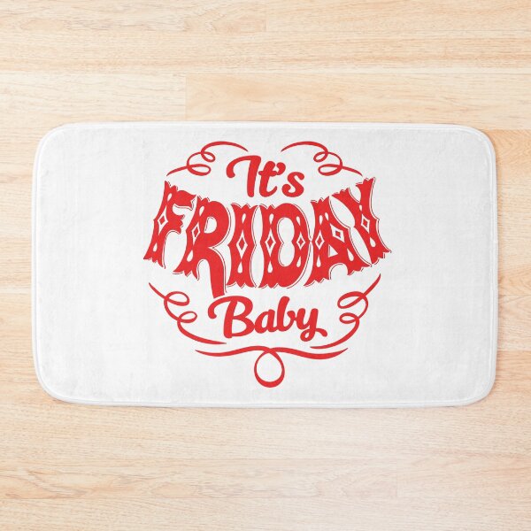 Item preview, It’s Friday Baby | Funny Weekend Vibes Typography Design designed and sold by The secret storage room.