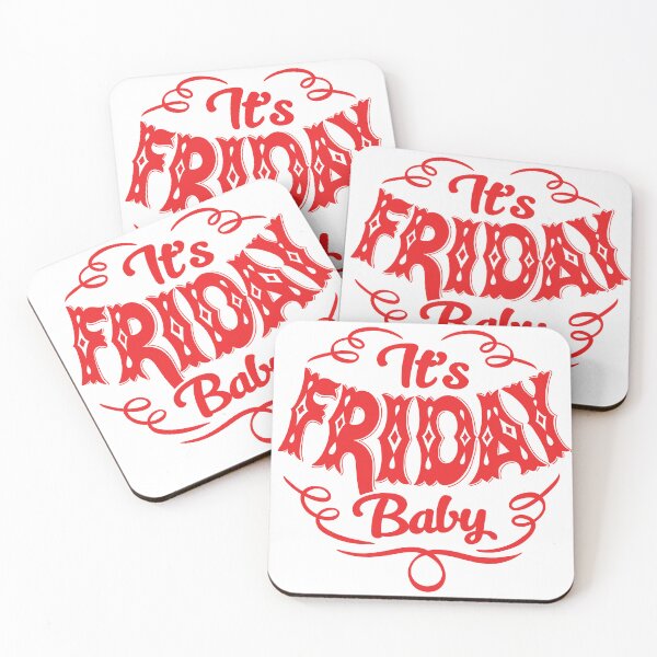 Item preview, It’s Friday Baby | Funny Weekend Vibes Typography Design designed and sold by The secret storage room.