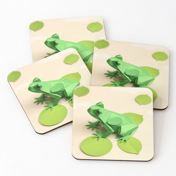 Item preview, Origami Green Paper Frog designed and sold by sharon1210.