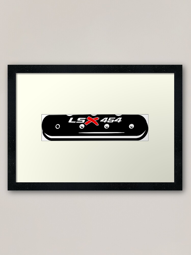 "LSX 454 Valve Cover" Framed Art Print for Sale by BL3Designco Redbubble