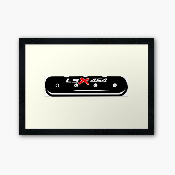 "LSX 454 Valve Cover" Framed Art Print for Sale by BL3Designco Redbubble
