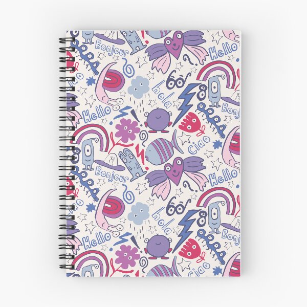 Item preview, Hello hand drawn doodle pattern designed and sold by SaryandSaff.