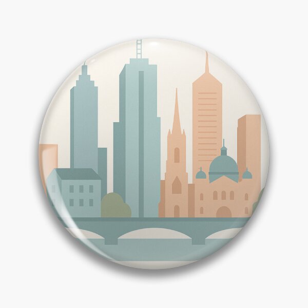 Item preview, Melbourne Skyline designed and sold by Samoyed-Squad.