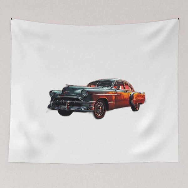 Item preview, Vintage Car with Neon Highlights designed and sold by sharon1210.