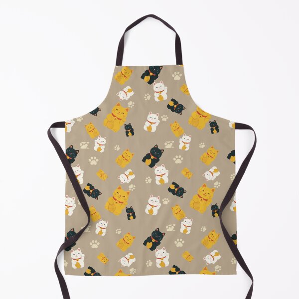 Item preview, Cute Lucky Cat 3 color Repeat Pattern designed and sold by JannymyGallery.