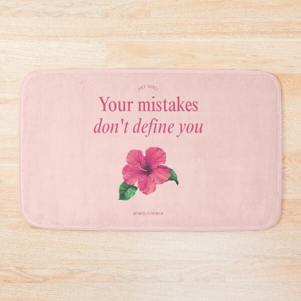 Item preview, Your Mistakes Don’t Define You – Pink Healing & Self Growth Affirmation designed and sold by SmolSummer.Homie.