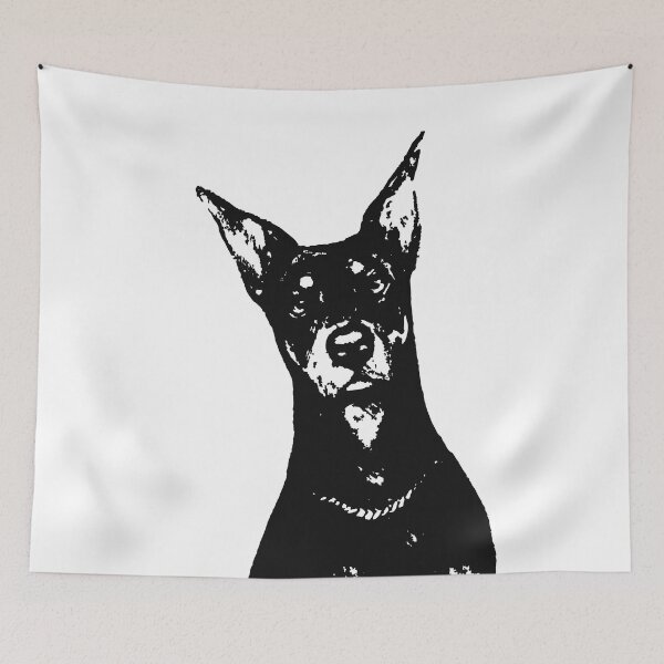 Item preview, Cute Vintage Doberman (front view) designed and sold by You Store.