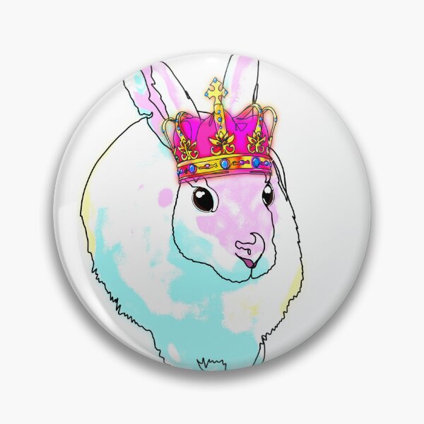 Item preview, Royalcore Bunny with Crown – animalzinhats designed and sold by Ashley’sAnimalz.
