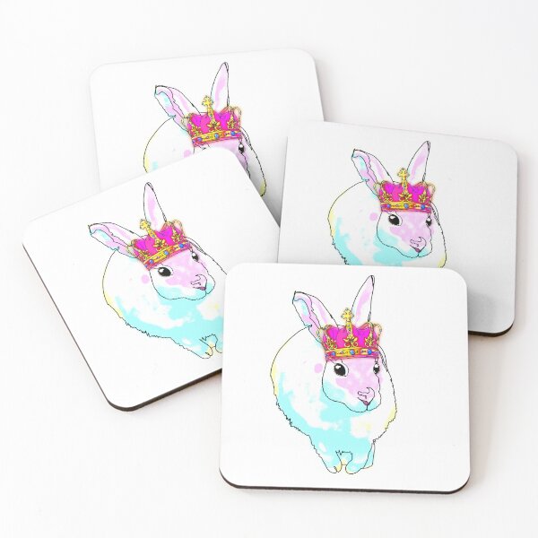 Item preview, Royalcore Bunny with Crown – animalzinhats designed and sold by Ashley’sAnimalz.