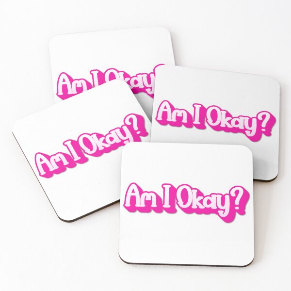 Item preview, Am I Okay ? - funny saying pink lovers designed and sold by SkeletonsDanger.