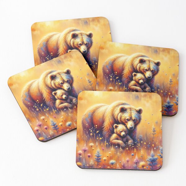 Item preview, Mama Bear and Her Child designed and sold by M-Y-A-R-T-.