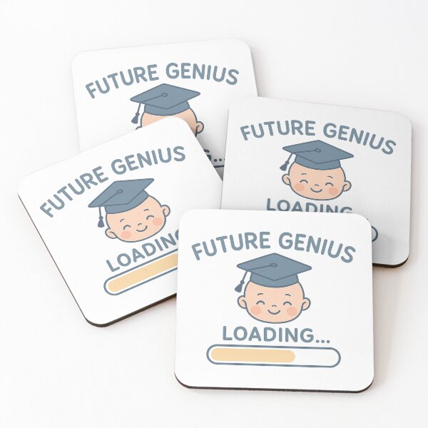 Item preview, Future Genius Loading Cute Baby Design designed and sold by Medfel.