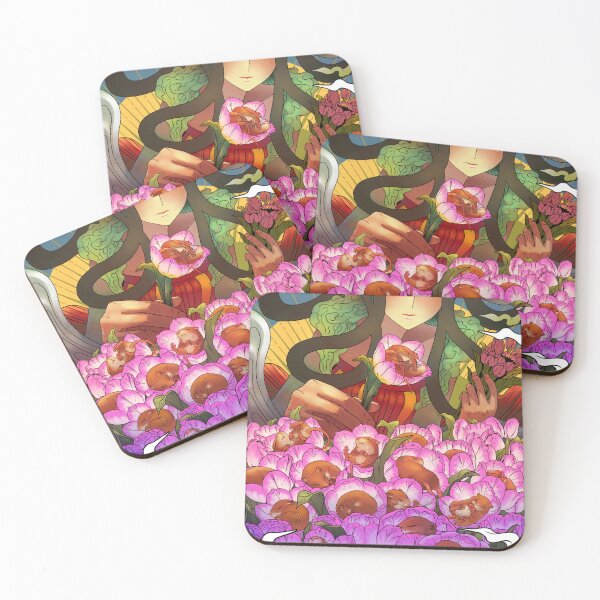 Item preview, Dawn of Blooming - harvest mouse in flower goodies designed and sold by Tprika.