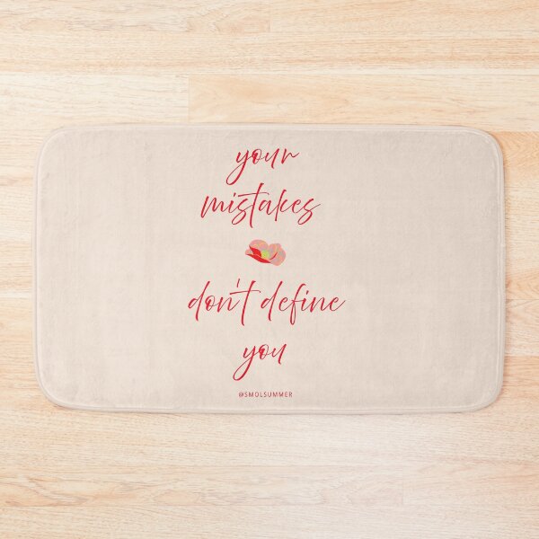 Item preview, Your Mistakes Don’t Define You – Pink Healing & Self Growth Affirmation designed and sold by SmolSummer.Homie.