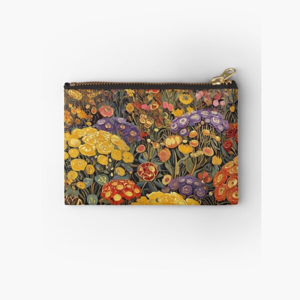 Item preview, A Beautiful Flower Garden painting inspired by Gustav Klimt designed and sold by Vintage Designs +.