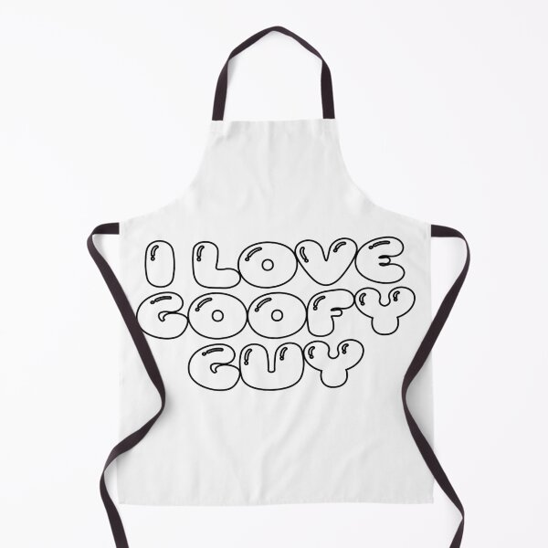 Item preview, i love goofy guy (white) designed and sold by Aesthetic Crew.