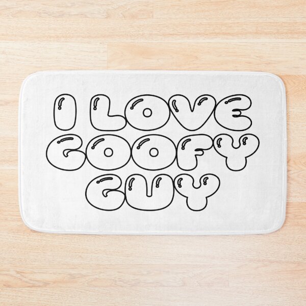 Item preview, i love goofy guy (white) designed and sold by Aesthetic Crew.
