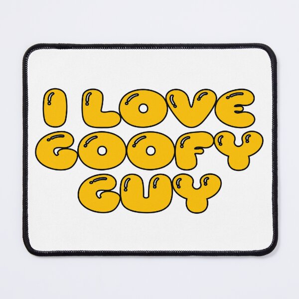 Item preview, i love goofy guy (golden orange) designed and sold by Aesthetic Crew.