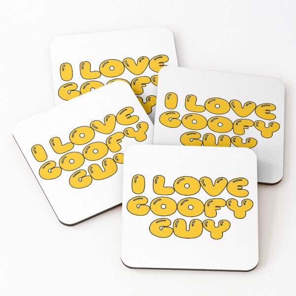 Item preview, i love goofy guy (golden orange) designed and sold by Aesthetic Crew.