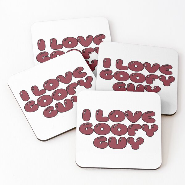 Item preview, i love goofy guy (dark red) designed and sold by Aesthetic Crew.