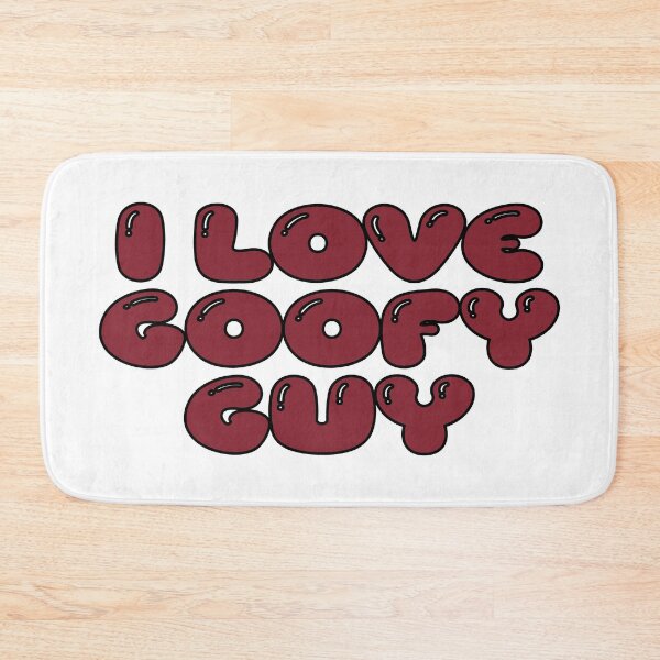 Item preview, i love goofy guy (dark red) designed and sold by Aesthetic Crew.