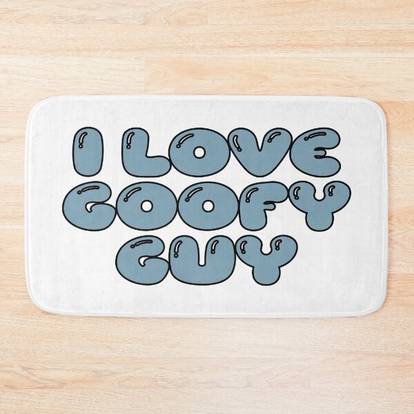 Item preview, i love goofy guy (blue gray) designed and sold by Aesthetic Crew.