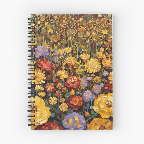 Item preview,  A Beautiful Flower Garden painting inspired by Gustav Klimt designed and sold by Vintage Designs +.