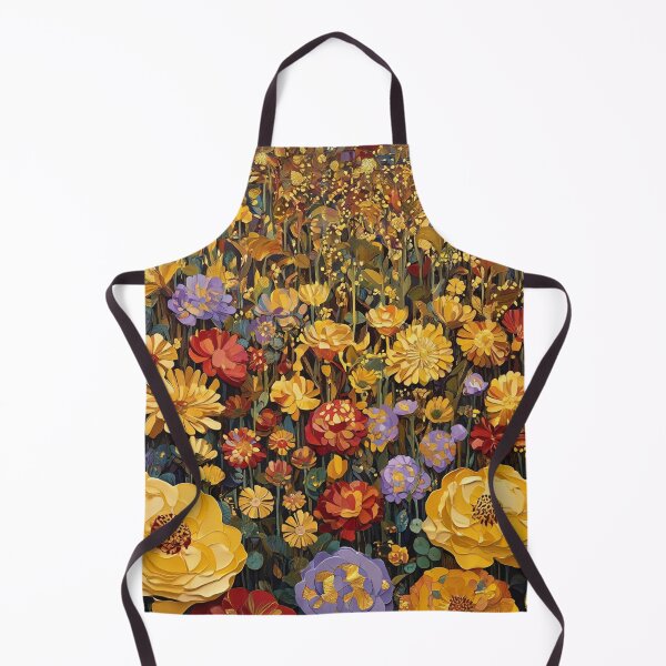 Item preview,  A Beautiful Flower Garden painting inspired by Gustav Klimt designed and sold by Vintage Designs +.