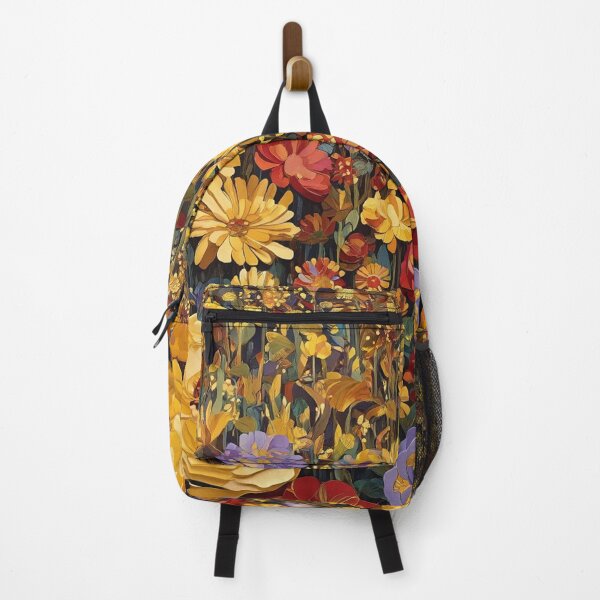 Item preview, A Beautiful Flower Garden painting inspired by Gustav Klimt designed and sold by Vintage Designs +.