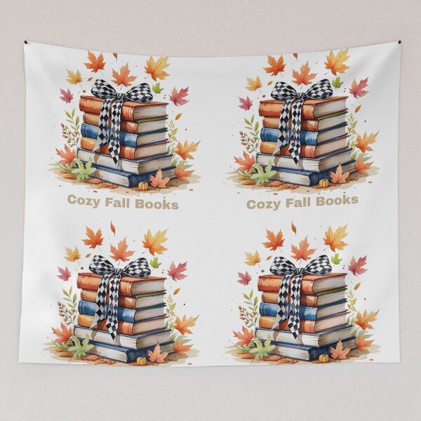 Item preview,  Cozy Fall Books, Coquette and Books,  Love books, Read more books, Books and fall, All booked for fall designed and sold by KolorellaS.