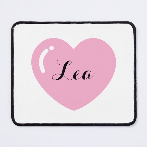 Item preview, Lea Name with Pink Heart  designed and sold by Monika Howarth.