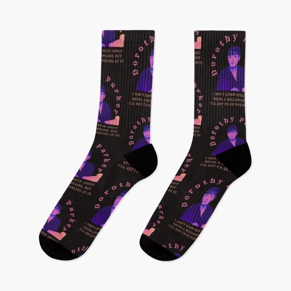Item preview, Dorothy Parker quote:  I don't know much about being a millionaire, but I'll bet I'd be darling at it. designed and sold by artbleed.