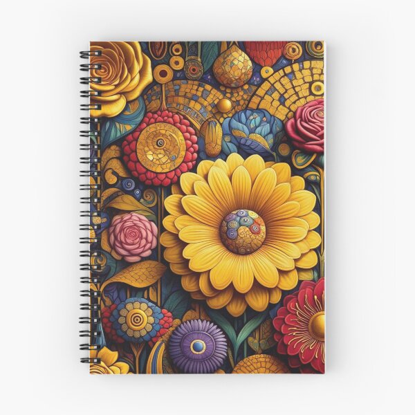Item preview, A Beautiful Flower Garden painting inspired by Gustav Klimt designed and sold by Vintage Designs +.