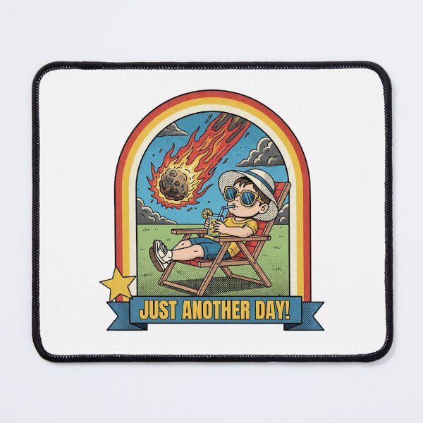 Item preview, Just Another Day – Funny Retro Apocalypse Design designed and sold by Rank Sol.