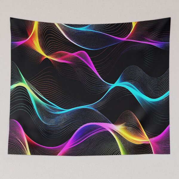 Item preview, Chromatic Moire Wave Lattices 1 designed and sold by Tom-Johnson.