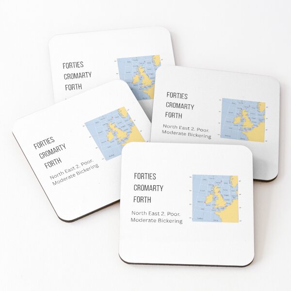 Item preview, UK Shipping Forecast Alternative designed and sold by HimUpNorth.