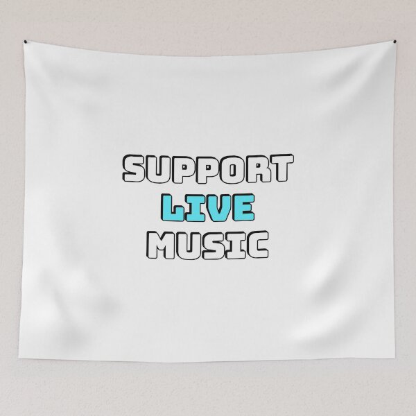 Item preview, Support Live Music designed and sold by Inspirationmotivation.