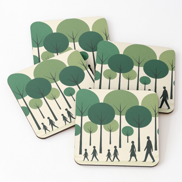 Item preview, Forest scene in minimalist clarity designed and sold by Sigtrix.