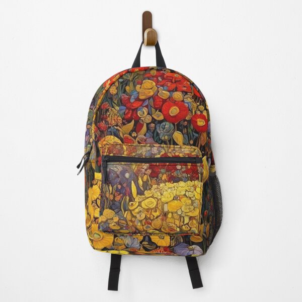 Item preview, A Beautiful Flower Garden painting inspired by Gustav Klimt designed and sold by Vintage Designs +.