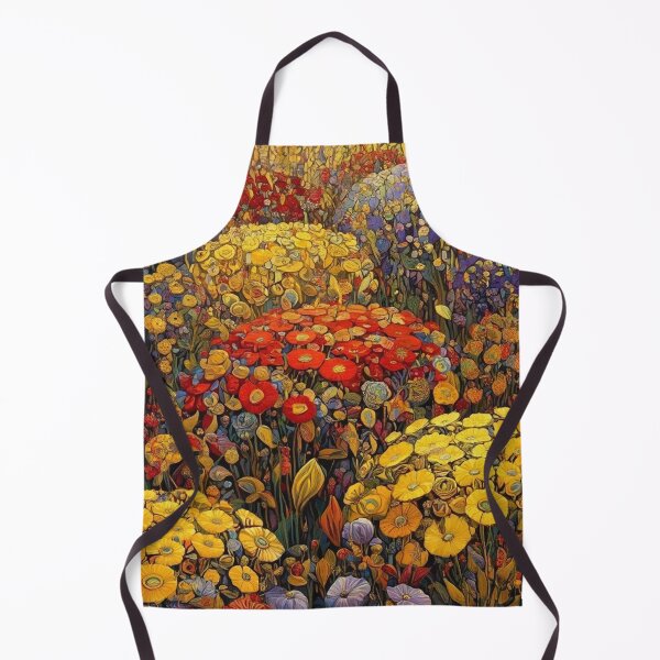 Item preview,  A Beautiful Flower Garden painting inspired by Gustav Klimt designed and sold by Vintage Designs +.