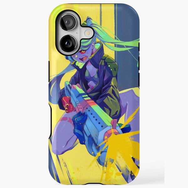 cyberpunk edgerunners rebecca gun iPhone Tough Case