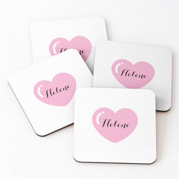 Item preview, Helene Name with Pink Heart  designed and sold by Monika Howarth.