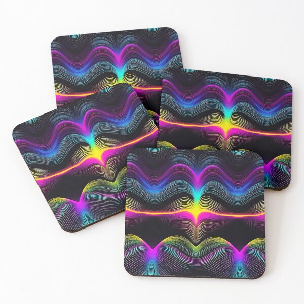 Item preview, Chromatic Moire Wave Lattices 5 designed and sold by Tom-Johnson.