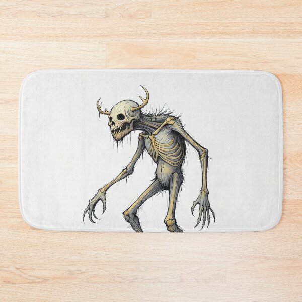 Item preview,  Evil Folklore man eating Cannibal Wendigo monster illustration designed and sold by Vintage Designs +.