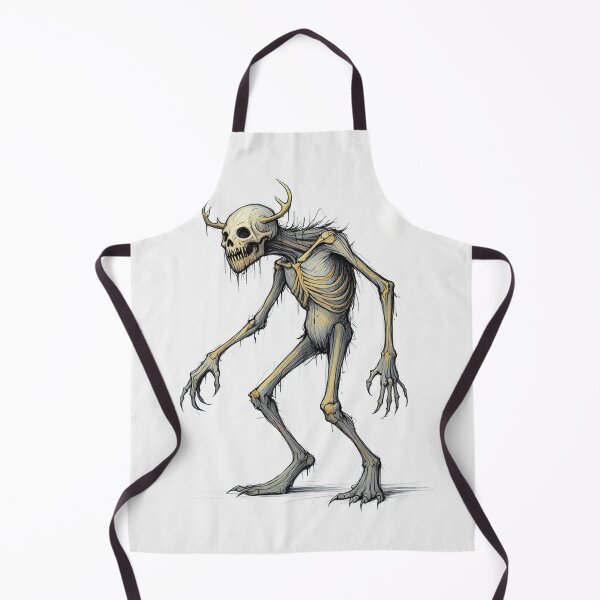 Item preview, Evil Folklore man eating Cannibal Wendigo monster illustration designed and sold by Vintage Designs +.