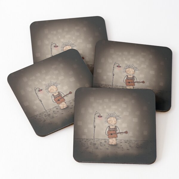 Item preview, Streetlight Guitarist designed and sold by Whimsical Hug.
