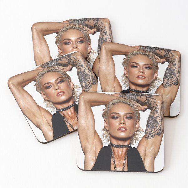 Item preview,   Beautiful sexy gym woman posing with her arms up showing her armpits sweating designed and sold by Vintage Designs +.