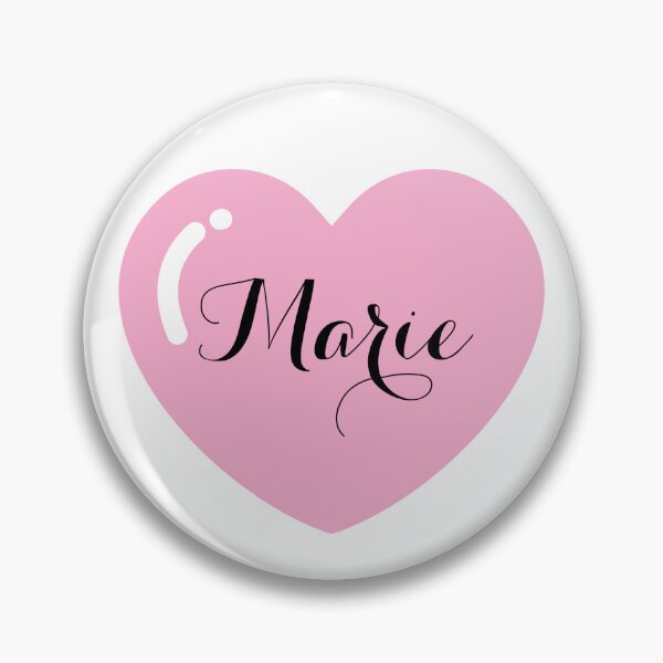 Item preview, Marie Name with Pink Heart  designed and sold by Artbymonika.
