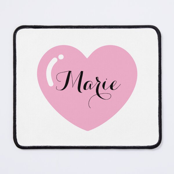 Item preview, Marie Name with Pink Heart designed and sold by Artbymonika.